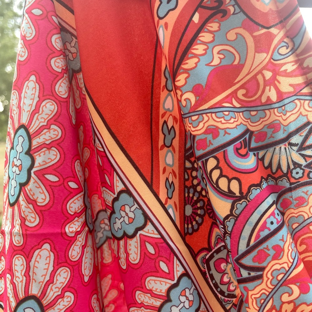 Bright Boho Babydoll Mini Dress - Picture 9 of 9